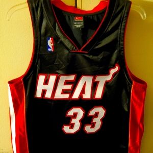 NBA Authentic Miami HeatAlonzo Mourning  Jersey